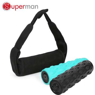 Trigger point massage stick foam roller vibrating