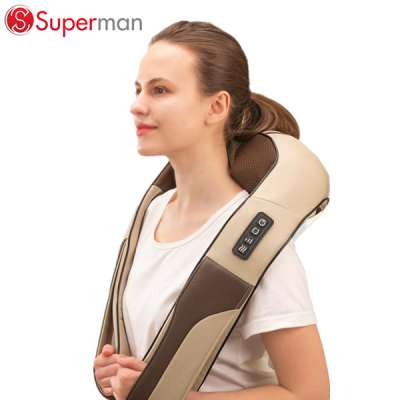 Shiatsu & Tapping Neck Shoulder Massager with Heat Deep Kneading Tissue Massage for Muscles Pain Relief Relax