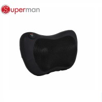 High quality car seat cushion neck back shoulder massage pillow neck with price black massage pillow